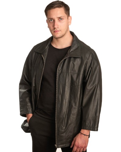 Γνήσιο Ανδρικό Δερμάτινο Μπουφάν – A431