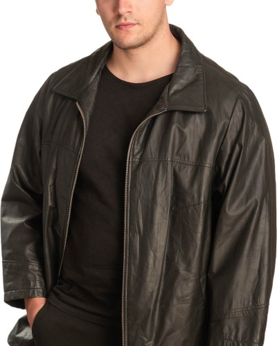 Γνήσιο Ανδρικό Δερμάτινο Μπουφάν – A431