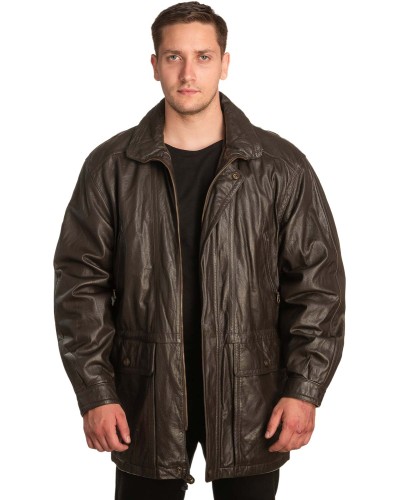 Γνήσιο Ανδρικό Δερμάτινο Μπουφάν – A434