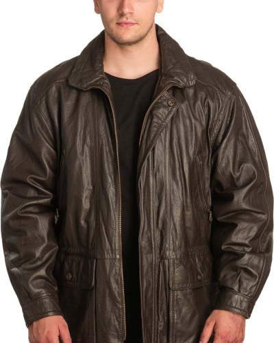 Γνήσιο Ανδρικό Δερμάτινο Μπουφάν – A434