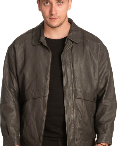 Γνήσιο Ανδρικό Δερμάτινο Μπουφάν – A435