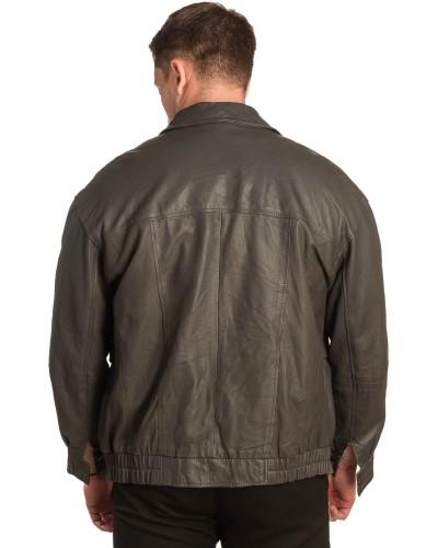 Γνήσιο Ανδρικό Δερμάτινο Μπουφάν – A435