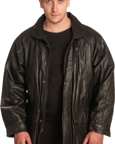 Γνήσιο Ανδρικό Δερμάτινο Μπουφάν – A436