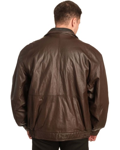 Γνήσιο Ανδρικό Δερμάτινο Μπουφάν – A438