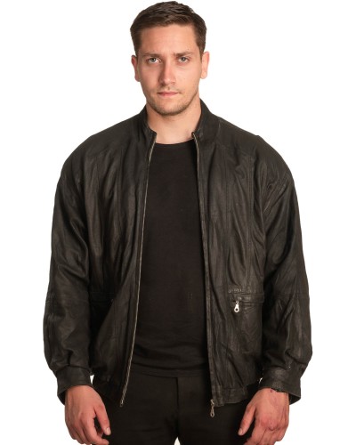 Γνήσιο Ανδρικό Δερμάτινο Μπουφάν – A440