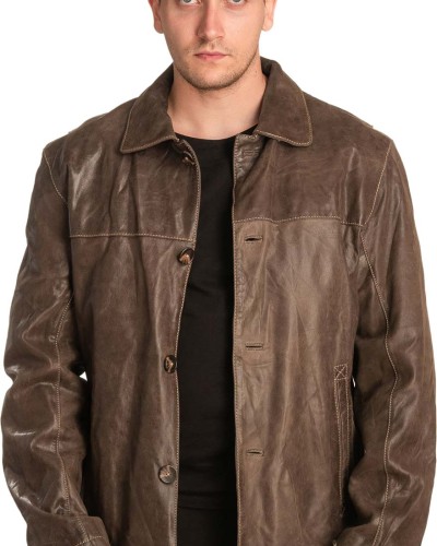 Γνήσιο Ανδρικό Δερμάτινο Σακάκι - Α441