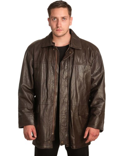 Γνήσιο Ανδρικό Δερμάτινο Μπουφάν – A442