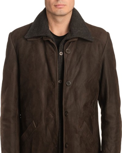 Γνήσιο Ανδρικό Δερμάτινο Μπουφάν – A443