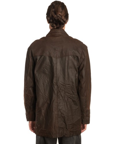 Γνήσιο Ανδρικό Δερμάτινο Μπουφάν – A444