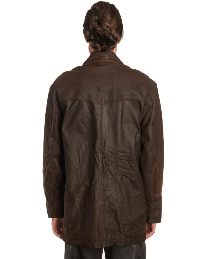 Γνήσιο Ανδρικό Δερμάτινο Μπουφάν – A444