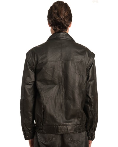 Γνήσιο Ανδρικό Δερμάτινο Μπουφάν – A445