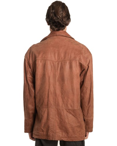 Γνήσιο Ανδρικό Δερμάτινο Μπουφάν – A448