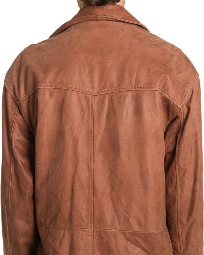 Γνήσιο Ανδρικό Δερμάτινο Μπουφάν – A448