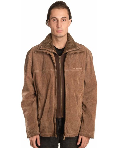 Γνήσιο Ανδρικό Δερμάτινο Μπουφάν – A459