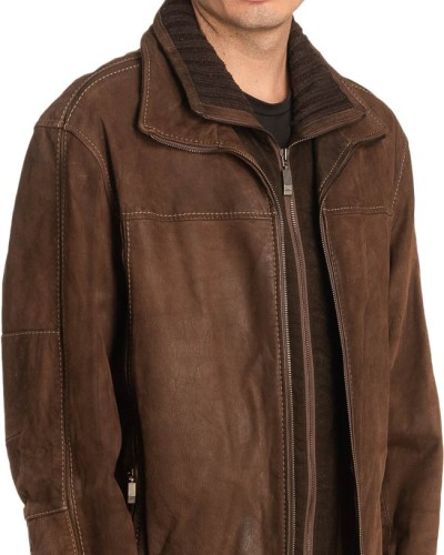 Γνήσιο Ανδρικό Δερμάτινο Μπουφάν – A461