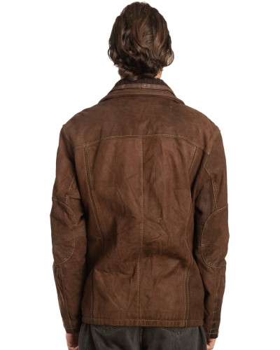 Γνήσιο Ανδρικό Δερμάτινο Μπουφάν – A461