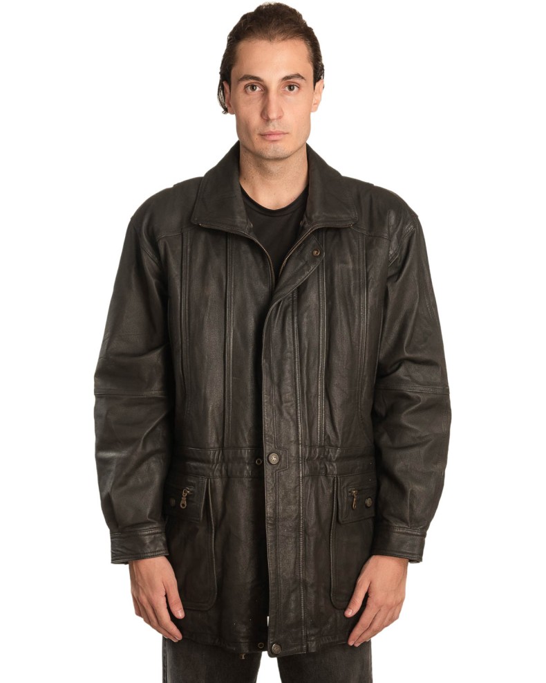 Γνήσιο Ανδρικό Δερμάτινο Μπουφάν – A462