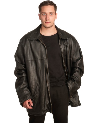 Γνήσιο Ανδρικό Δερμάτινο Μπουφάν – A465