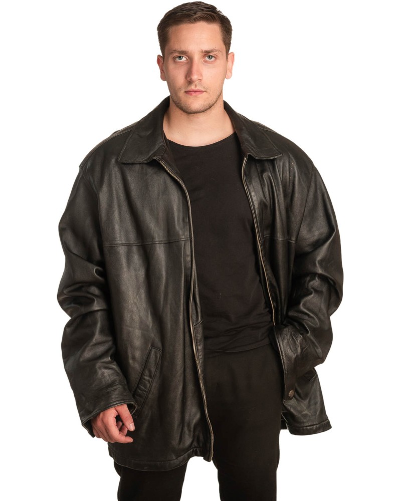 Γνήσιο Ανδρικό Δερμάτινο Μπουφάν – A465