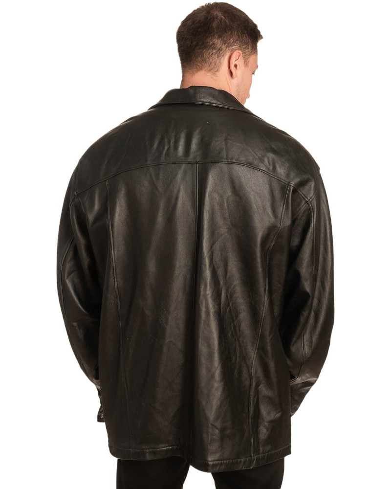 Γνήσιο Ανδρικό Δερμάτινο Μπουφάν – A465