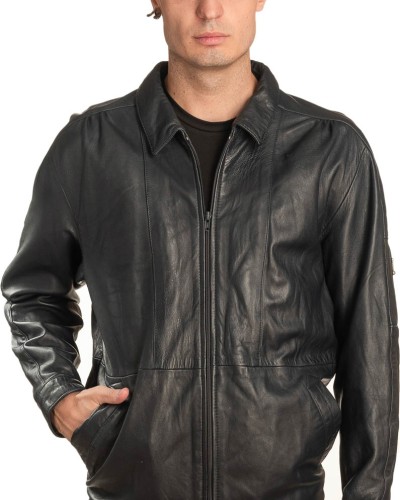 Γνήσιο Ανδρικό Δερμάτινο Μπουφάν – A466