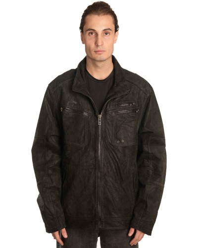 Γνήσιο Ανδρικό Δερμάτινο Μπουφάν – A471