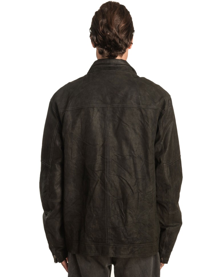 Γνήσιο Ανδρικό Δερμάτινο Μπουφάν – A471