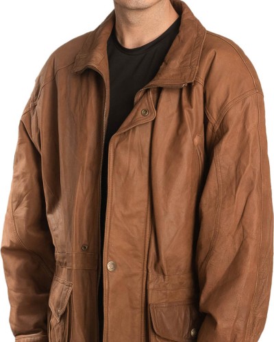 Γνήσιο Ανδρικό Δερμάτινο Μπουφάν – A475