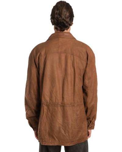 Γνήσιο Ανδρικό Δερμάτινο Μπουφάν – A475