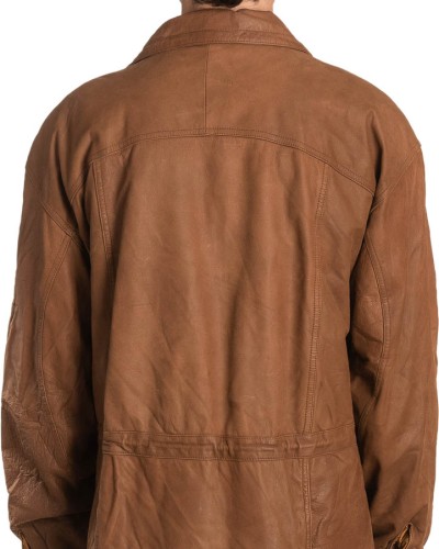 Γνήσιο Ανδρικό Δερμάτινο Μπουφάν – A475