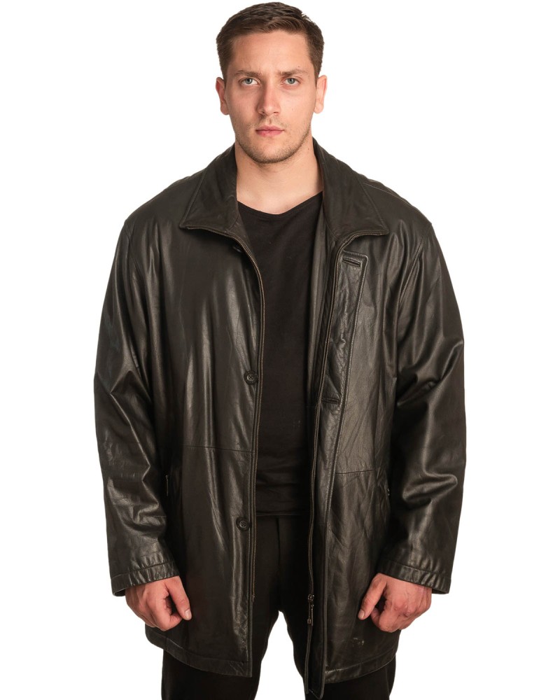 Γνήσιο Ανδρικό Δερμάτινο Μπουφάν – A477