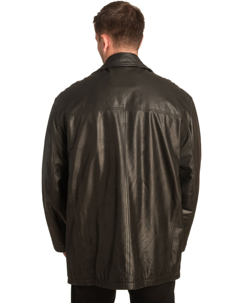 Γνήσιο Ανδρικό Δερμάτινο Μπουφάν – A477
