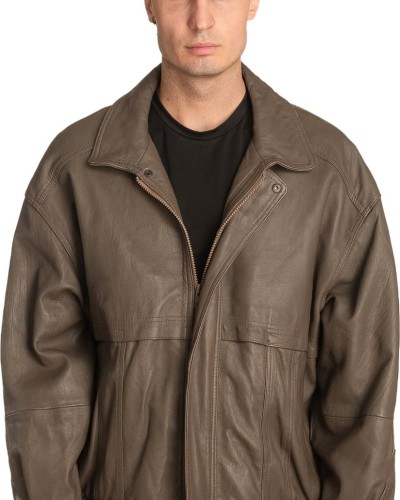 Γνήσιο Ανδρικό Δερμάτινο Μπουφάν – A481