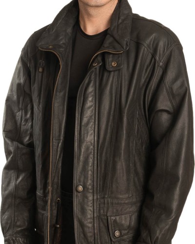 Γνήσιο Ανδρικό Δερμάτινο Μπουφάν – A482