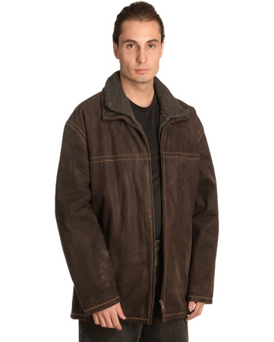 Γνήσιο Ανδρικό Δερμάτινο Μπουφάν – A483