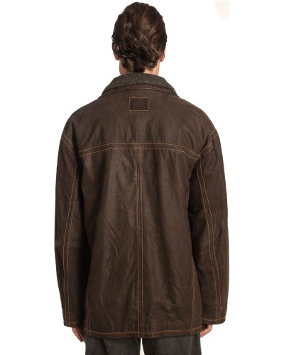 Γνήσιο Ανδρικό Δερμάτινο Μπουφάν – A483