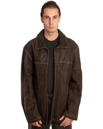 Γνήσιο Ανδρικό Δερμάτινο Μπουφάν – A493