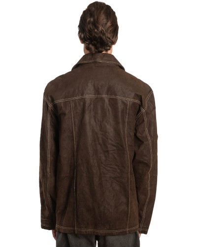 Γνήσιο Ανδρικό Δερμάτινο Μπουφάν – A493