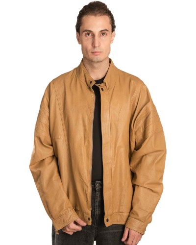 Γνήσιο Ανδρικό Δερμάτινο Μπουφάν – A494