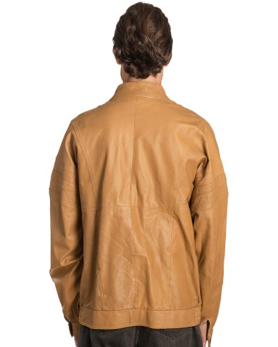 Γνήσιο Ανδρικό Δερμάτινο Μπουφάν – A494