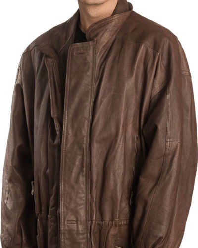 Γνήσιο Ανδρικό Δερμάτινο Μπουφάν – A495