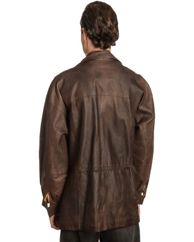 Γνήσιο Ανδρικό Δερμάτινο Μπουφάν – A495