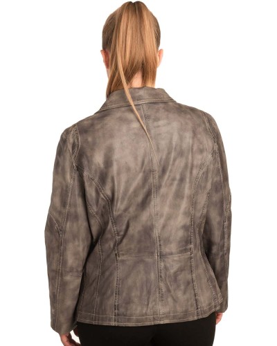 Γνήσιο Γυναικέιο Δερμάτινο Σακάκι - B265