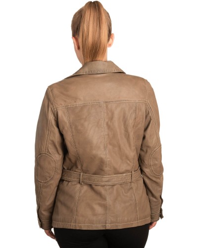 Γνήσιο Γυναικέιο Δερμάτινο μπουφάν- B267