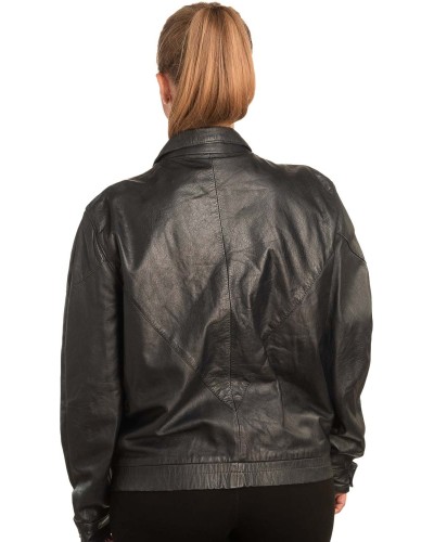 Γνήσιο Γυναικέιο Δερμάτινο Μπουφάν - B301