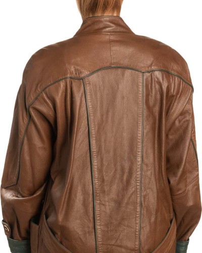 Γνήσιο Γυναικέιο Δερμάτινο Μπουφάν - B321