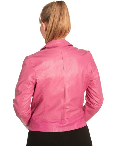 Γνήσιο Γυναικέιο Δερμάτινο Μπουφάν - B325