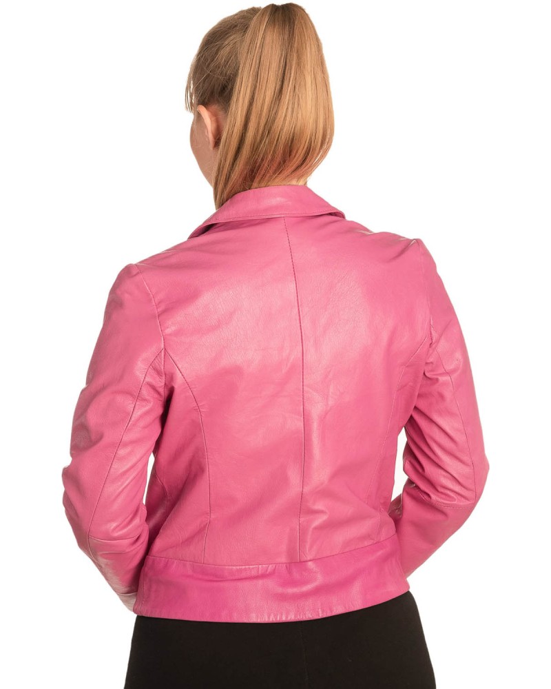 Γνήσιο Γυναικέιο Δερμάτινο Μπουφάν - B325