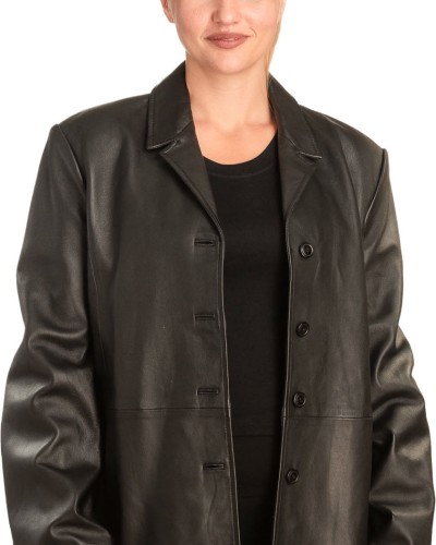 Γνήσιο Γυναικέιο Δερμάτινο Σακάκι - B333