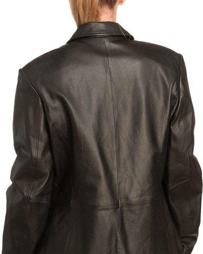 Γνήσιο Γυναικέιο Δερμάτινο Σακάκι - B333